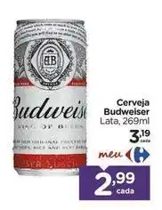Carrefour Budweiser - cerveja oferta