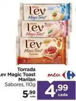 Carrefour Marilan - torrada leve magic toast oferta