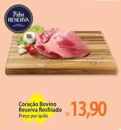 Atacadão Friboi - coração bovino reserva resfriado oferta