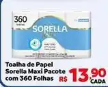 Max Atacadista Sorella - toalha de papel maxi pacote com 360 folhas oferta