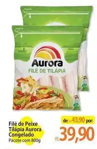 Atacadão Aurora - filé de peixe tilápia oferta