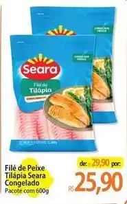 Atacadão Seara - filé de peixe tiliápia oferta