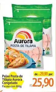 Atacadão Aurora - peixe posta de tilapia oferta