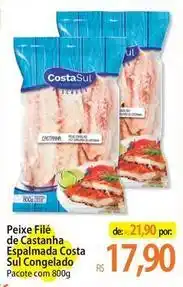 Atacadão Costa sul - peixe filé de castanha espalmada oferta
