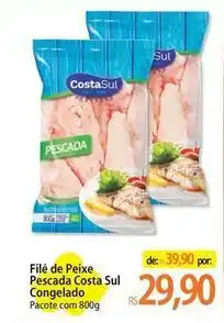 Atacadão Costa sul - filé de peixe pescada congelado oferta