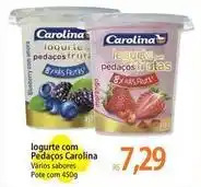 Atacadão Santa carolina - iogurte com pedaços oferta