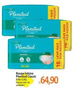 Atacadão Plenitud - roupa intima classic oferta