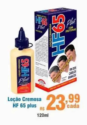 Loçáo Cremosa Hf 65 Plus 120ml