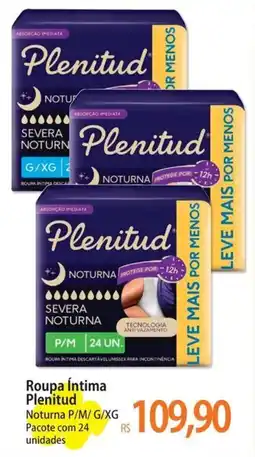 Atacadão Roupa íntima plenitud noturna p/m g/xg oferta