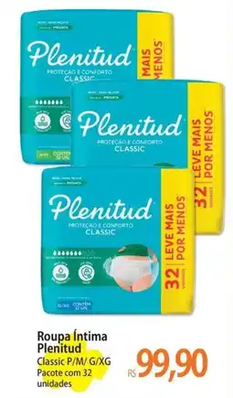 Atacadão Roupa íntima Plenitud Classic oferta