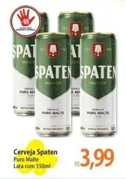 Atacadão Cerveja Spaten Puro Malte oferta