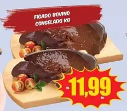 Costa Atacadão Figado bovino congelado kg oferta