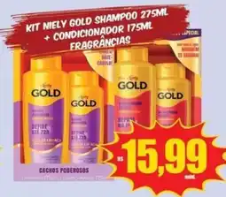 Costa Atacadão kit niely gold shampoo 275ml + condicionador 175ml fragrâncias oferta