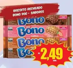 Costa Atacadão Biscoito recheado bono 90g - sabores oferta