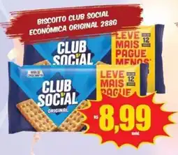 Costa Atacadão Biscoito club social econômica original oferta