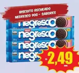 Costa Atacadão Biscoito recheado negresco 90g - sabores oferta