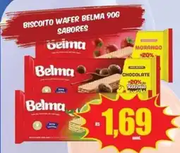 Costa Atacadão Biscoito wafer belma sabores oferta