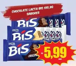 Costa Atacadão Chocolate lacta bis 100,8g sabores oferta