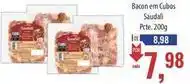 Supermercados BH Saudali - bacon em cubos oferta