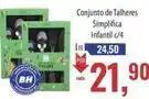 Supermercados BH Bh - conjunto de talheres simplifica infantil oferta