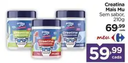 Carrefour Creatina Mais Mu Sem sabor oferta