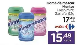 Carrefour Goma de mascar Mentos Fresh mint oferta