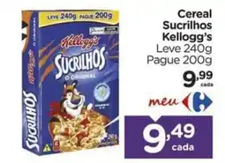 Carrefour Cereal Sucrilhos Kellogg's oferta