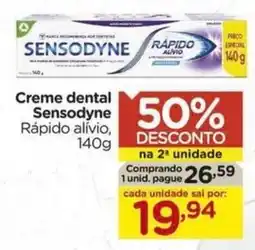 Carrefour Creme dental Sensodyne Rápido alívio oferta