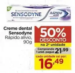 Carrefour Creme dental Sensodyne Rápido alívio oferta