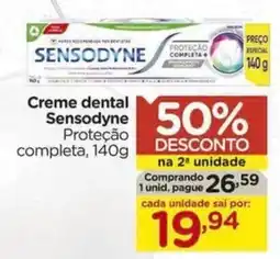 Carrefour Creme dental Sensodyne Proteção completa oferta