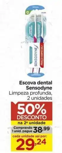 Carrefour Escova dental Sensodyne Limpeza profunda oferta
