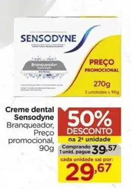 Carrefour Creme dental Sensodyne Branqueador oferta
