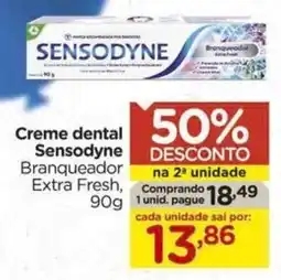 Carrefour Creme dental Sensodyne Branqueador Extra Fresh oferta