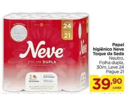 Carrefour Papel higiênico Neve Toque da Seda oferta