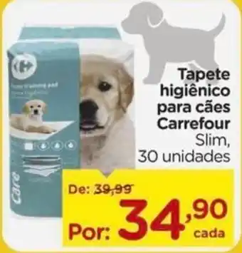 Tapete higiênico para cães Carrefour Slim