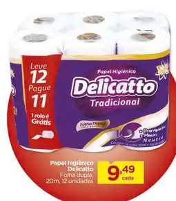 Carrefour Papel higiênico delicatto tradicional oferta