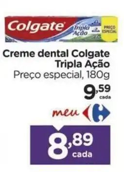 Carrefour Creme dental Colgate Tripla Ação oferta