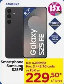 Carrefour Smartphone samsung s25fe oferta