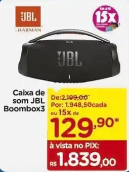 Carrefour Caixa de som JBL Boombox3 oferta