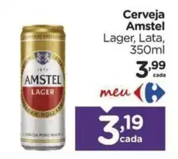 Carrefour Cerveja Amstel Lager oferta