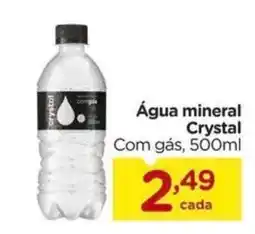 Carrefour Água mineral crystal com gás oferta
