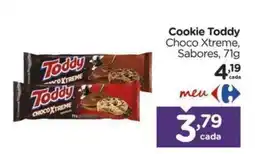 Carrefour Cookie toddy choco xtreme, sabores oferta