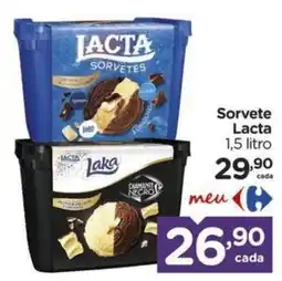 Carrefour Sorvete Lacta oferta