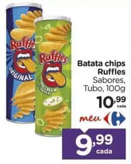 Carrefour Batata chips Ruffles Sabores oferta