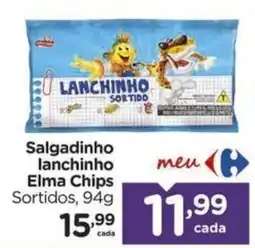 Carrefour Salgadinho lanchinho elma chips sortidos oferta