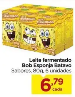 Carrefour Leite fermentado Bob Esponja Batavo oferta