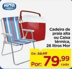 Carrefour Cadeira de praia alta ou Caixa térmica oferta
