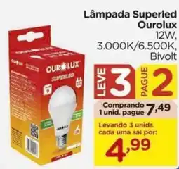 Carrefour Lâmpada Superled Ourolux oferta