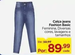 Carrefour Calça jeans fashion basic oferta