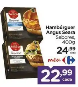 Carrefour Hambúrguer Angus Seara Sabores oferta